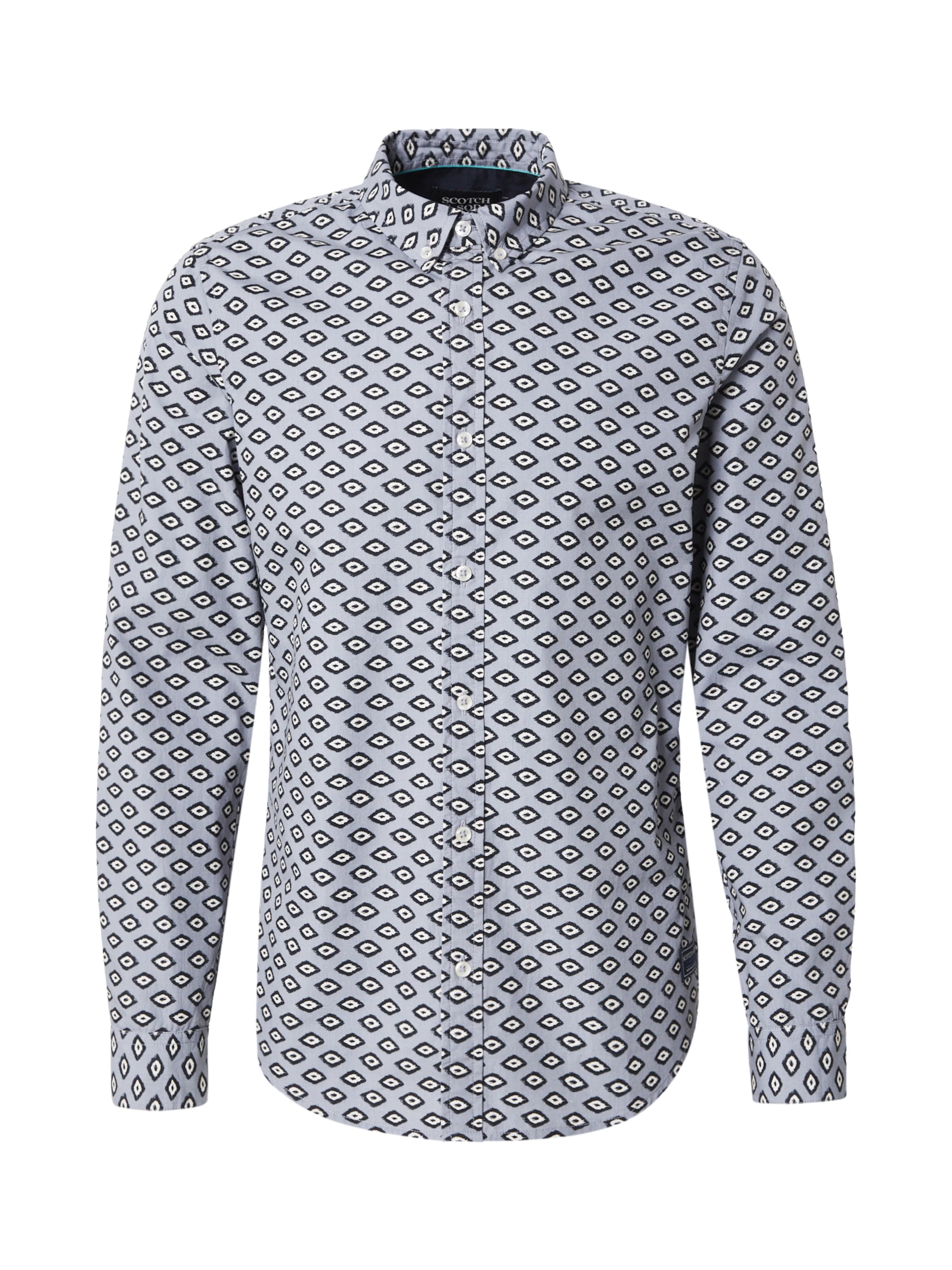 SCOTCH & SODA Slim fit Overhemd in Blauw: voorkant