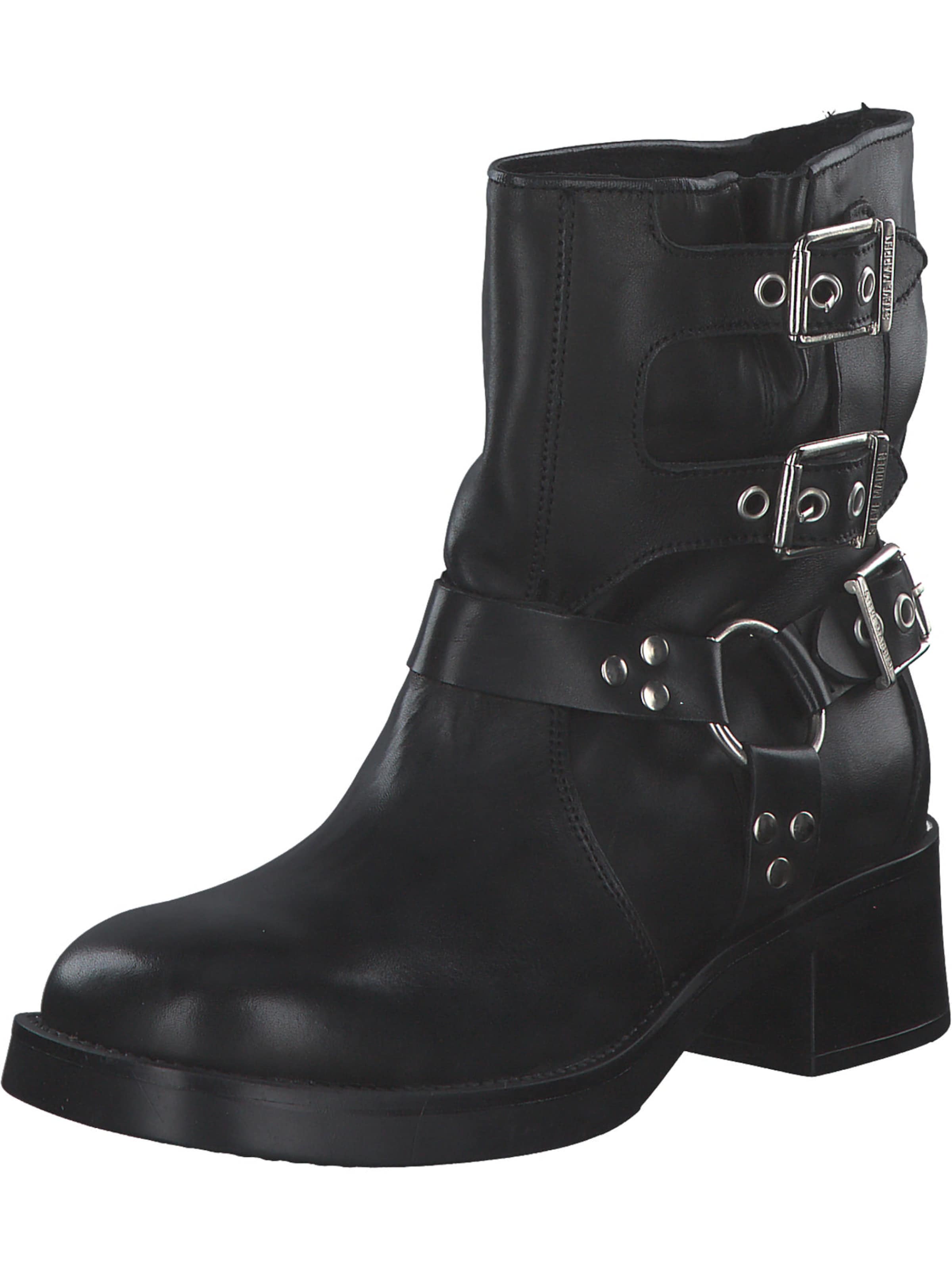 STEVE MADDEN Ankle Boots in Black: front