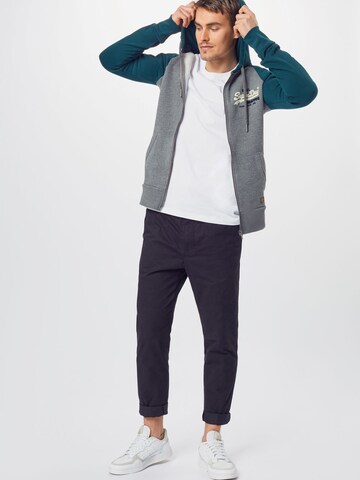 Superdry Sweatjacke in Grau