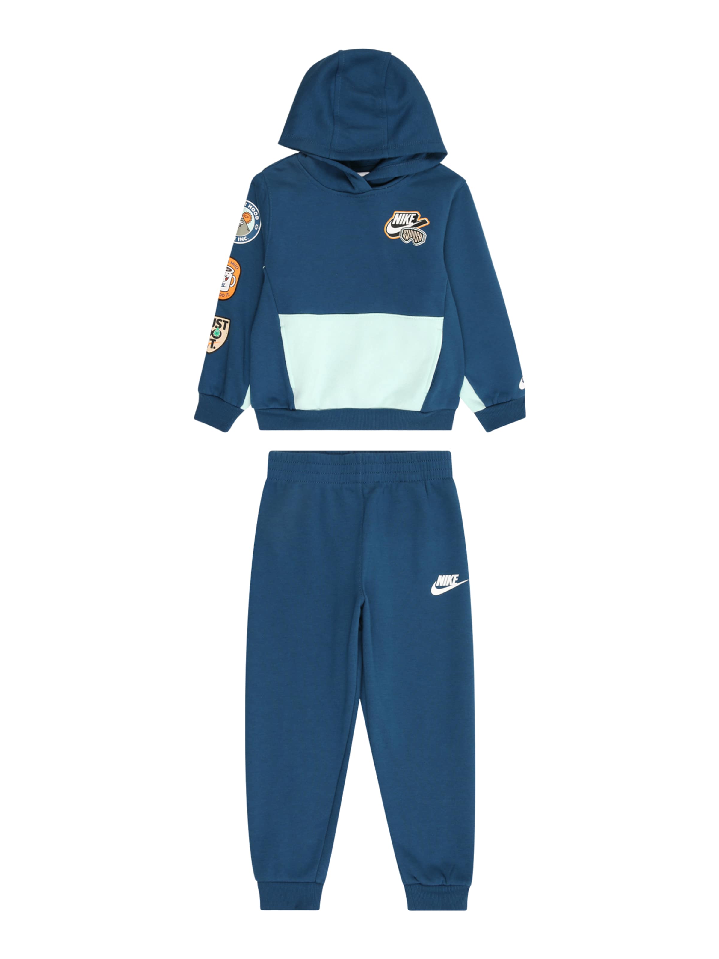 Nike Sportswear Sweat suit in Blue: front