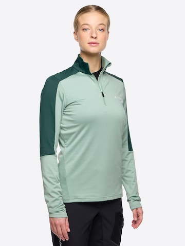 VAUDE Sports sweater 'Livigno' in Green