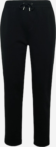 Karl Lagerfeld - Slimfit Pantalón en negro: frente