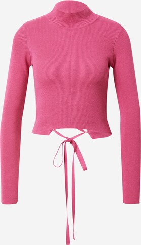 Pull-over NU-IN en rose : devant