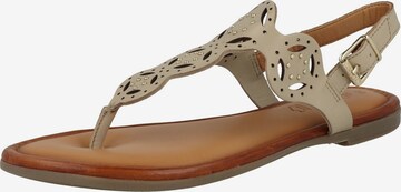 s.Oliver T-Bar Sandals ' 5-28112-28 ' in Beige: front