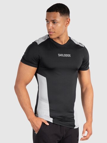 Smilodox Sportshirt 'Maison' in Schwarz