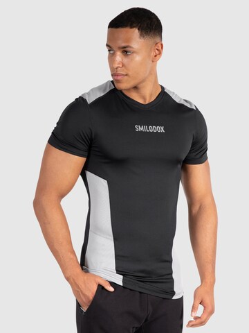 Smilodox Functioneel shirt 'Maison' in Zwart