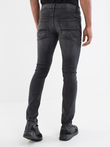 BIG STAR Skinny Jeans 'Owen' in Zwart