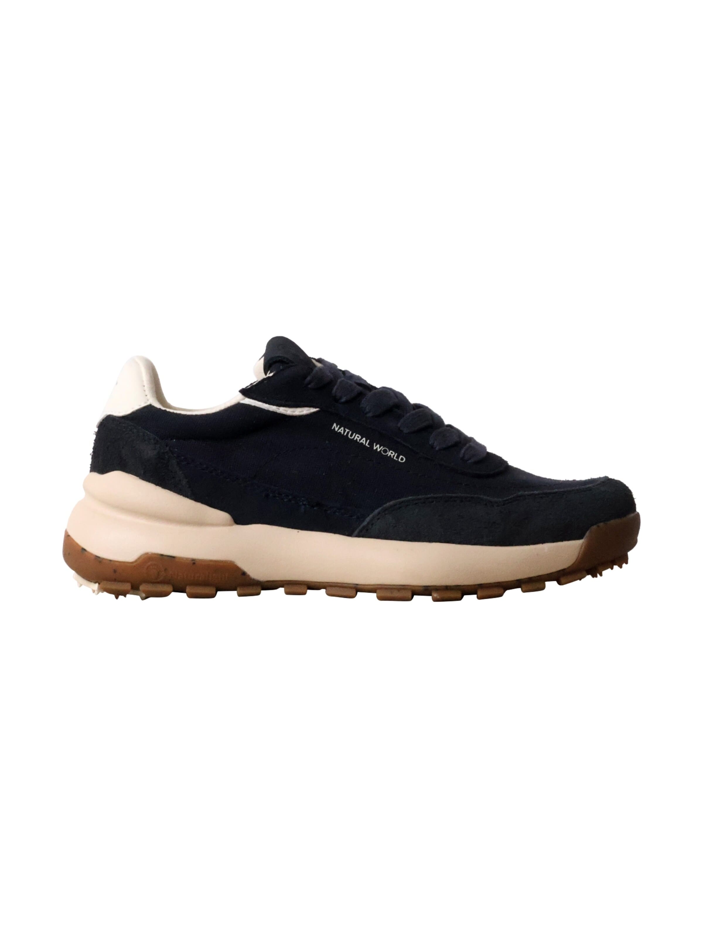 Tamaris Athletic lace-up shoe 'Estellencs-Sneaker aus Leder' in Blue