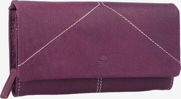 Porte-monnaies 'Tumble Nappa' GREENBURRY en violet