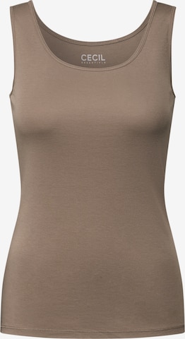 CECIL Top in Brown: front