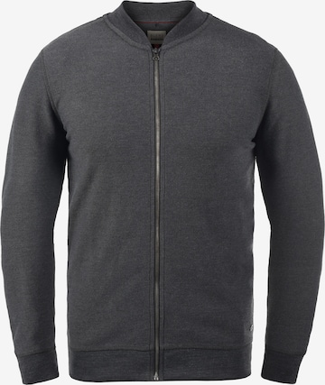 BLEND Zip-Up Hoodie 'Frank' in Grey: front