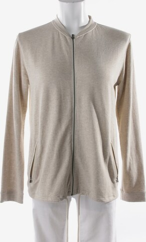 AG Jeans Sweatshirt & Zip-Up Hoodie in S in White: front