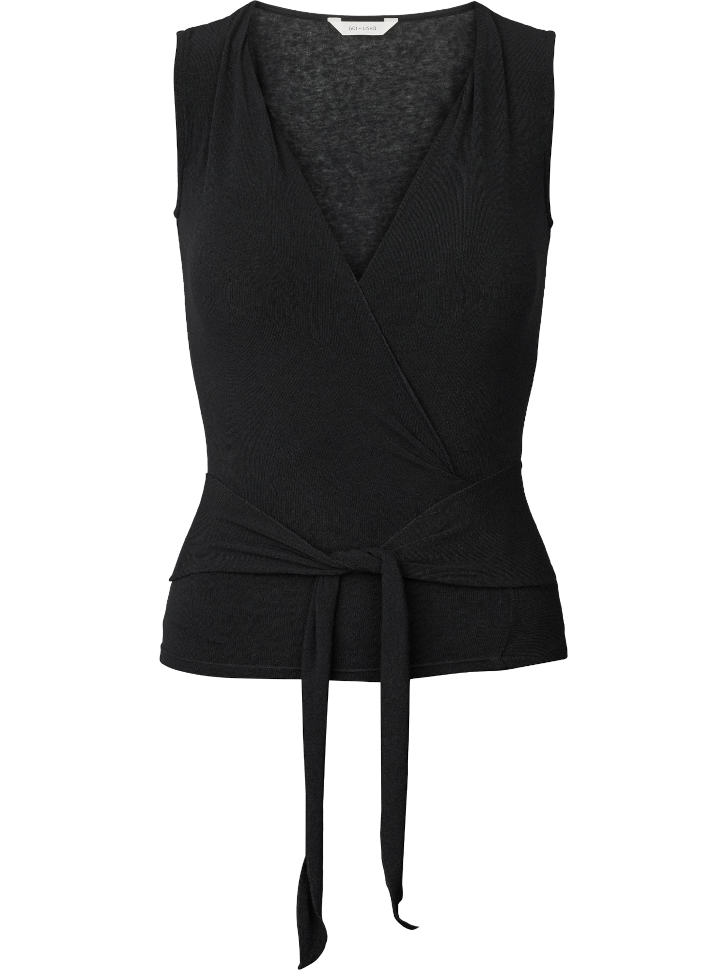 Gai+Lisva Top 'Julie' – černá: přední strana