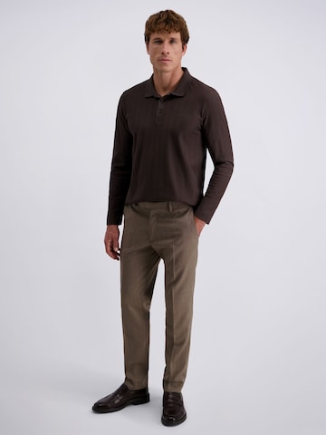Regular Pantalon à plis 'Ryan' PIERRE CARDIN en marron