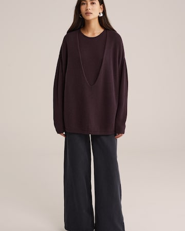 WE Fashion Sweater in Purple