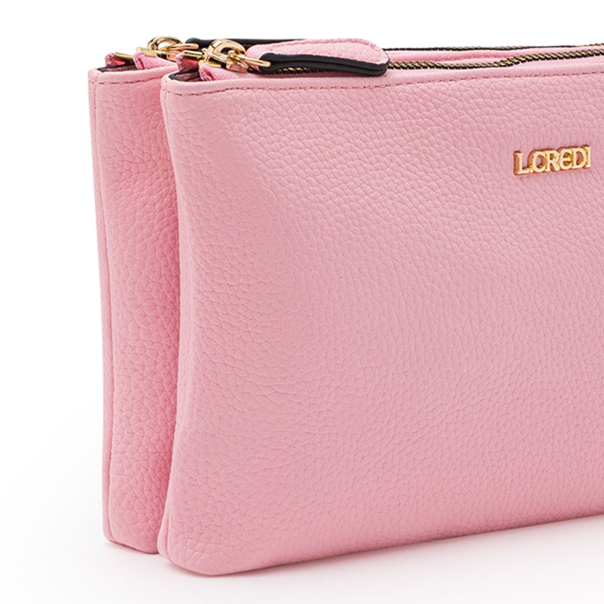 L.CREDI Schoudertas 'Ella' in Roze