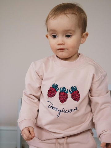 LouieLouie Sweatshirt 'Berrylicious' i rosa