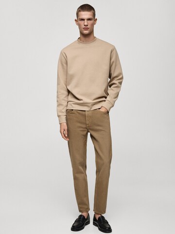 MANGO MAN Regular Jeans 'BENC' in Brown