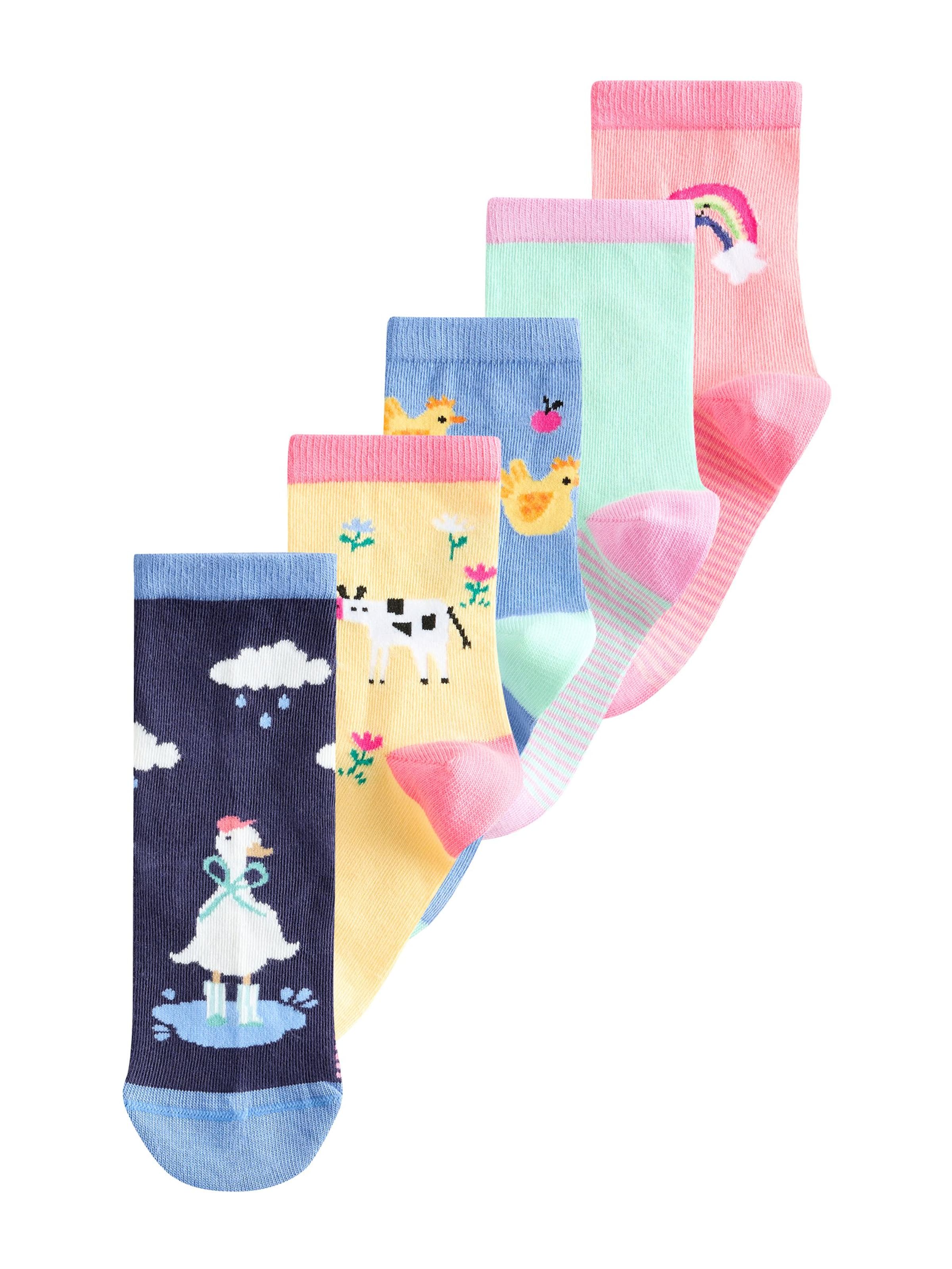 Next Socks in Blue: front