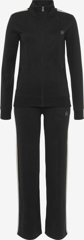 LASCANA ACTIVE Tracksuit in Black: front