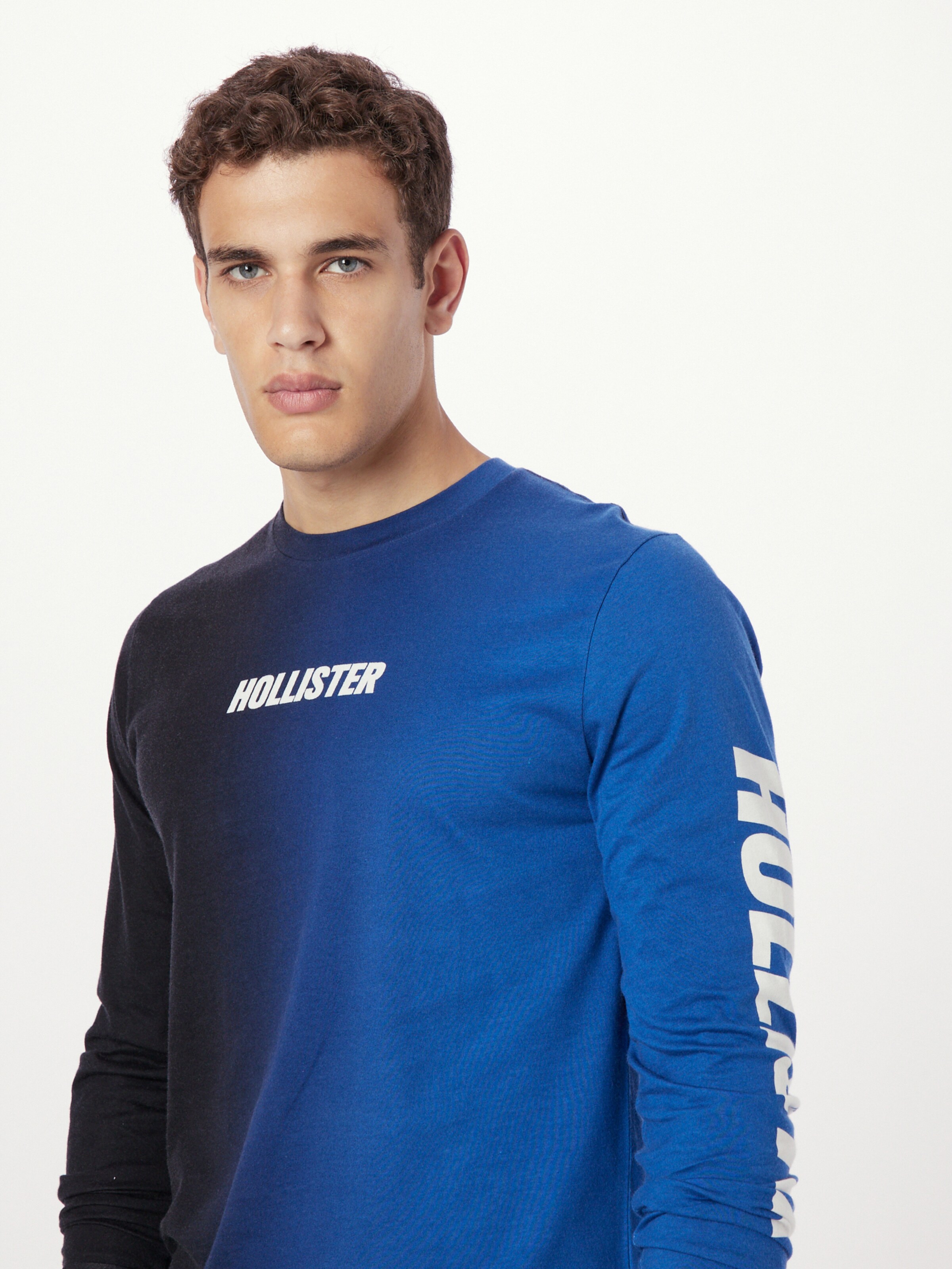 Hollister blue top long sleeve