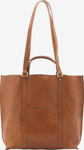 Borsa a spalla 'Borsa a Spalla Vera Pelle Alessia Firenze - Made in Italy' di Alessia Firenze in giallo: frontale