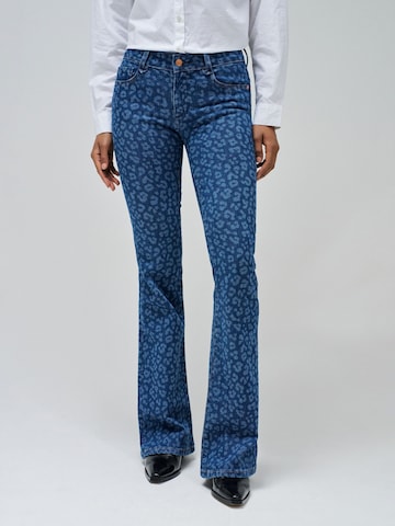 Salsa Jeans Flared Jeans 'Wonder' in Blauw: voorkant