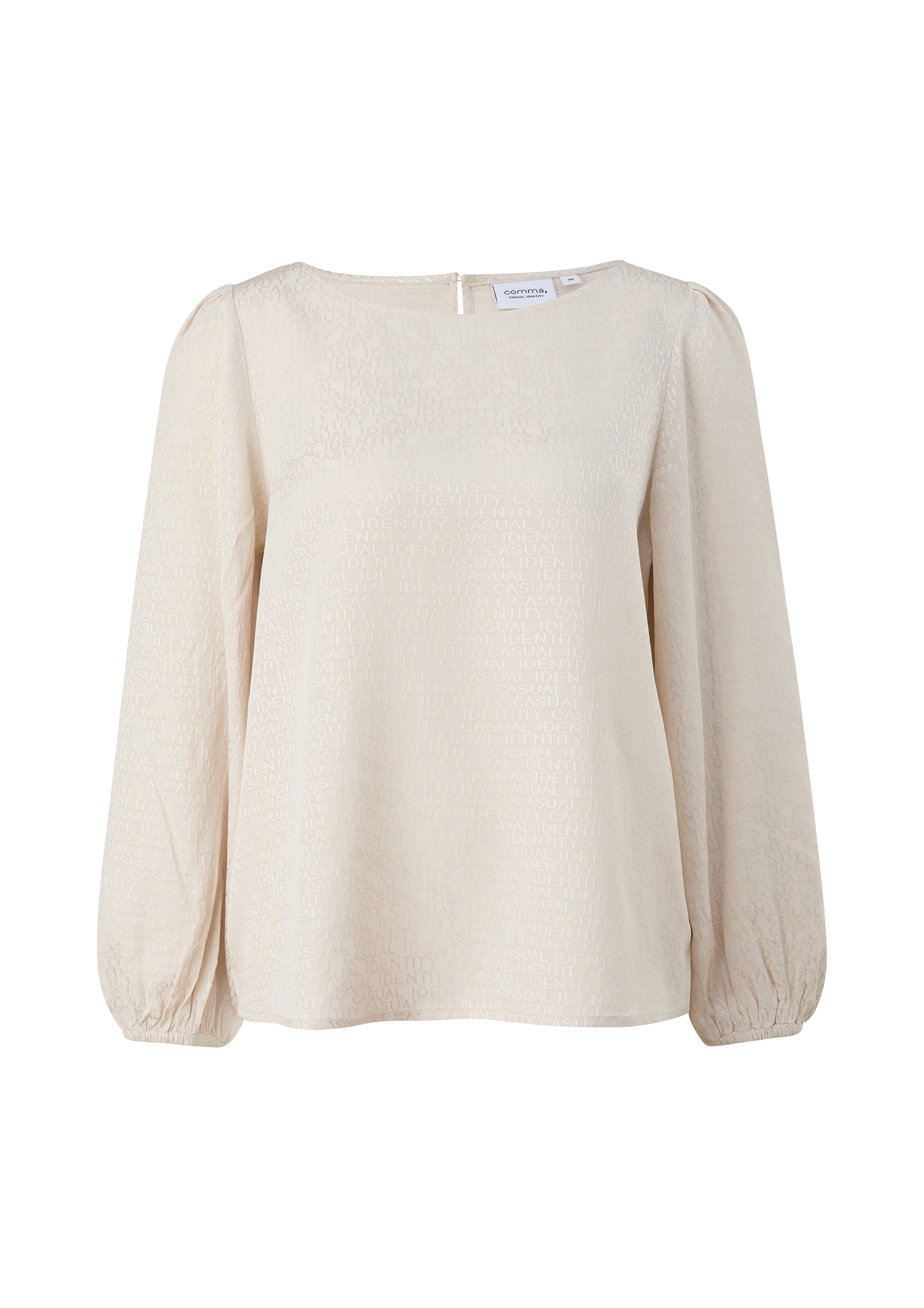 comma casual identity Bluse in Beige: Vorderseite