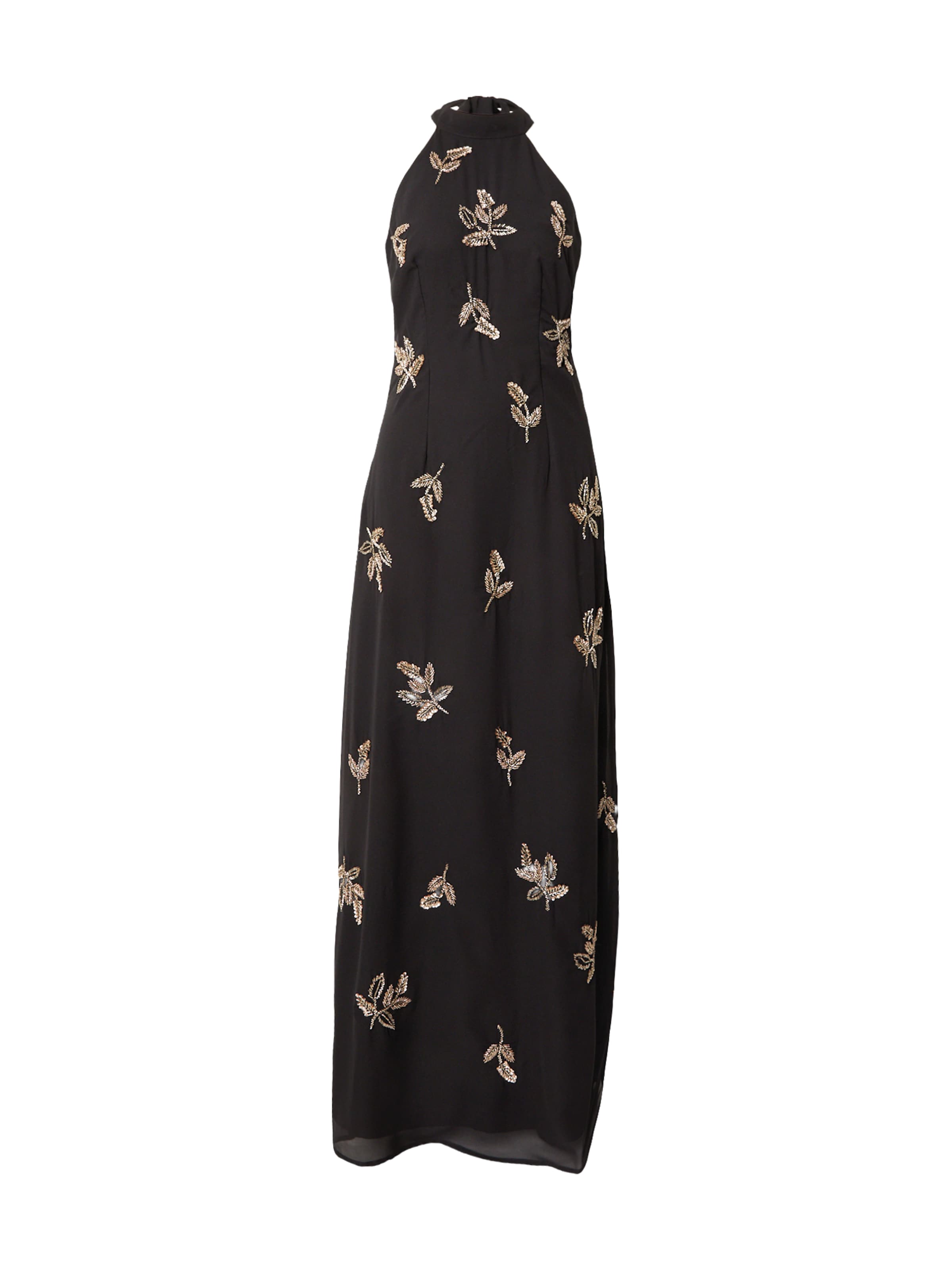 Maya Deluxe Dress in Black: front