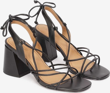 Kazar Strap Sandals in Black