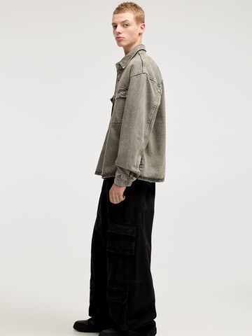 Wide leg Jeans cargo di Pull&Bear in nero