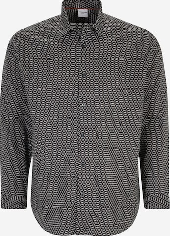 Jack & Jones Plus - Ajuste regular Camisa 'ARTHUR' en gris: frente