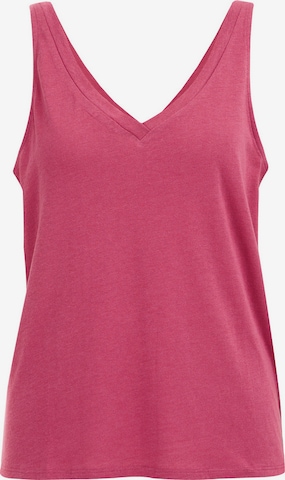 Top di WE Fashion in rosa: frontale