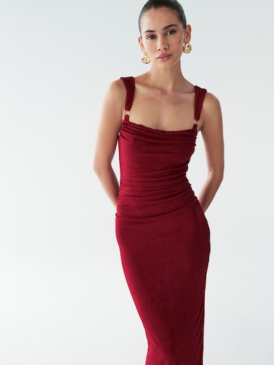 BWLDR Robe en rouge, Vue avec produit
