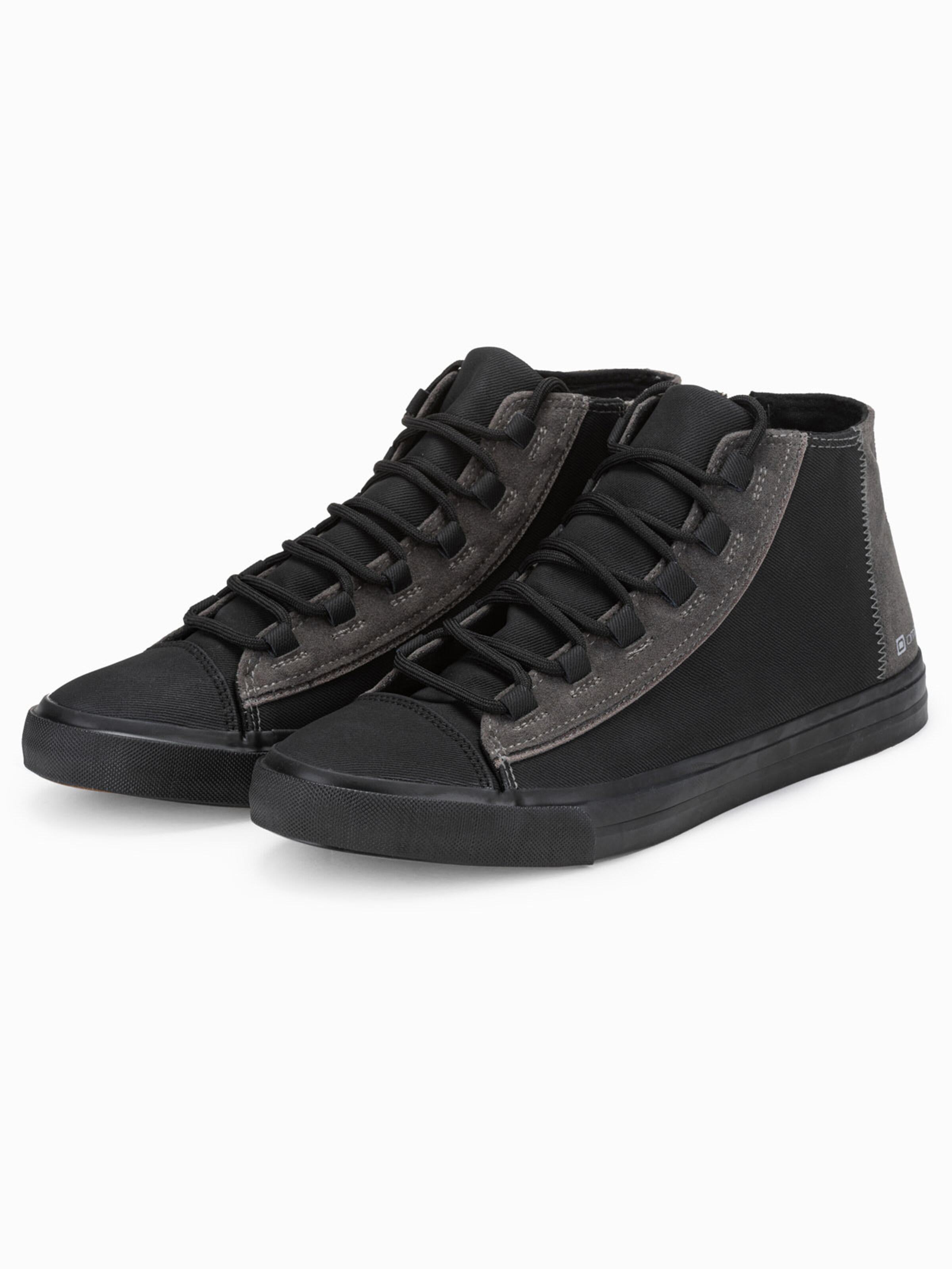 Ombre Platform trainers in Black