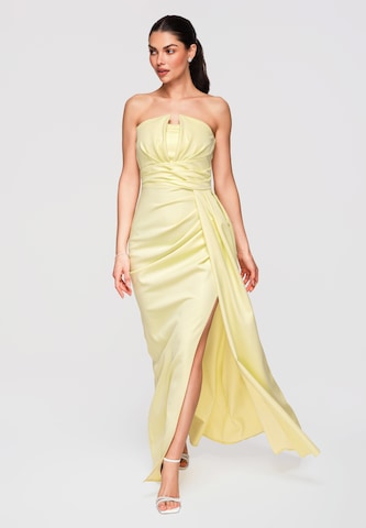 Robe de soirée Ombre en jaune