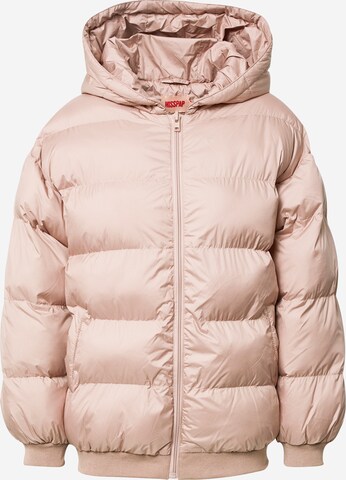 Misspap Winter Jacket in Pink: front