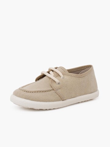Pisamonas Halbschuh in Beige: Vorderseite