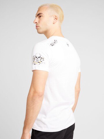BRAVE SOUL T-Shirt '149MERID' in Weiß