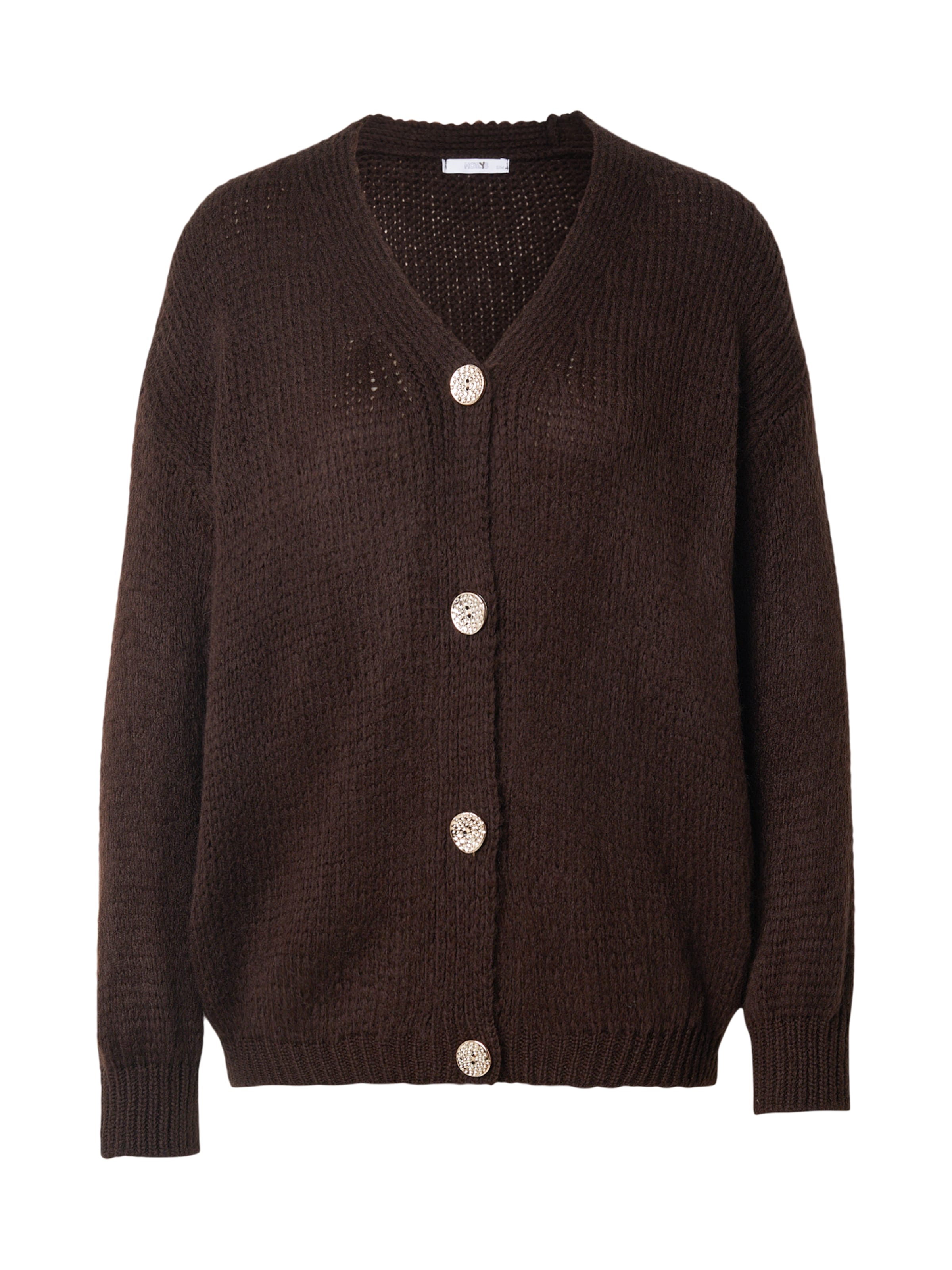 Hailys Knit cardigan 'Ke44vina' in Brown: front