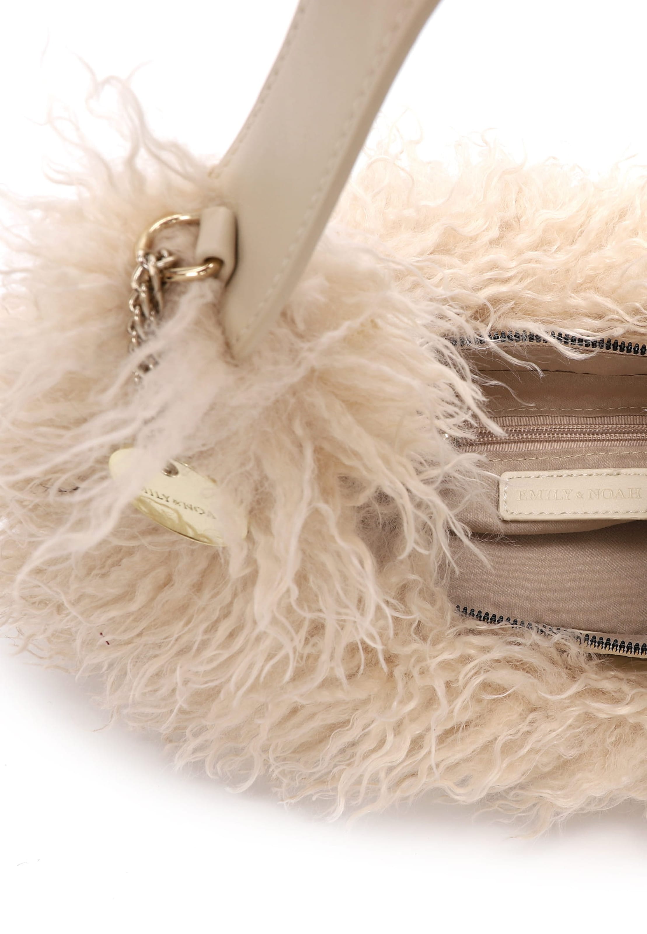 Borsa a sacco 'Lionne' di Emily & Noah in beige