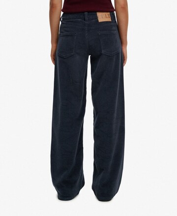 Baggy Pantalon 'Jumbo' Superdry en marron