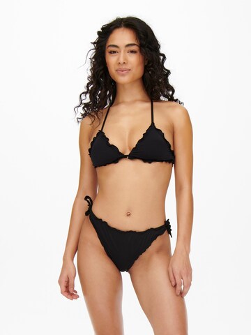 ONLY - Triángulo Top de bikini 'ANDREA' en negro