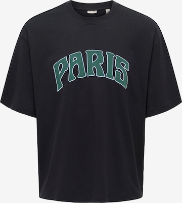 Only & Sons Tričko 'ONSMALIK' – černá: přední strana