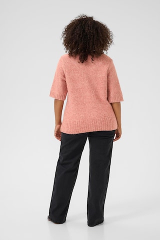 Cardigan 'Cabis' KAFFE CURVE en rose