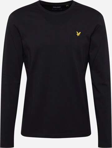 Lyle & Scott Μπλουζάκι σε μαύρο: μπροστά