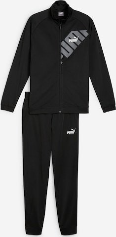 PUMA Tracksuit 'Power Poly' in Black: front