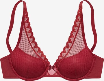 s.Oliver Push-up BH in Rood: voorkant