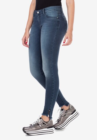 CIPO & BAXX Skinny Jeans 'WD355' in Blue