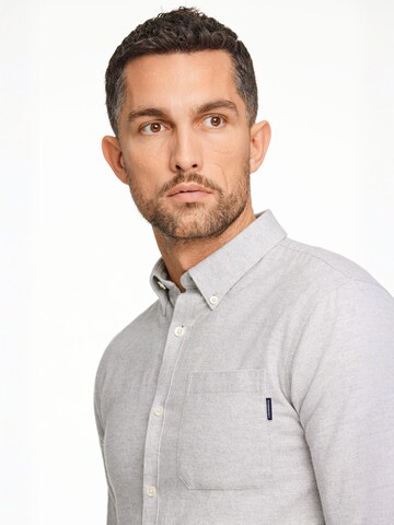 Coupe regular Chemise Lindbergh en gris